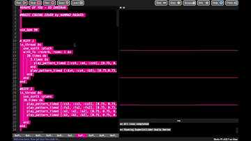 Sonic Pi Music Coding | Ed Sheeran Cover Song