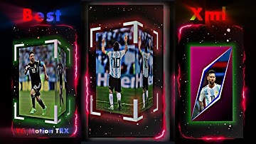 MESSI ON FIRE🔥|| 3D VIDEO EDITING NEW XML PRESET📄|| NEW TRENDING XML FILE || #alightmotion #xml