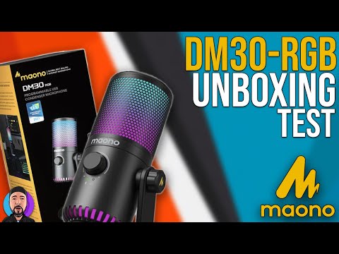 DM30 RGB Gaming Condenser USB Microphone