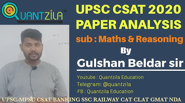 UPSC-CSAT 2020 | set A | Gulshan Beldar sir | Que 10:10. How many five-digit prime numbers can be
