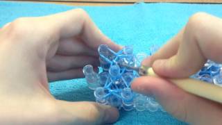 картинка: Бантик из резинок на станке Rainbow Loom