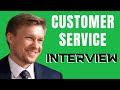 Customer service job interview  role play practice