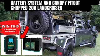 12 VOLT POWER SYSTEM IN A CHOPPPED 200 LANDCRUISER  THE DUAL CAB 200 PART 5