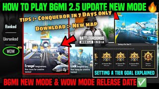 New Season Is Here 😍 New Mode Release Date ? Bgmi New Mode Kab Aayega 🔥 Free Uc Royal Pass In Bgmi