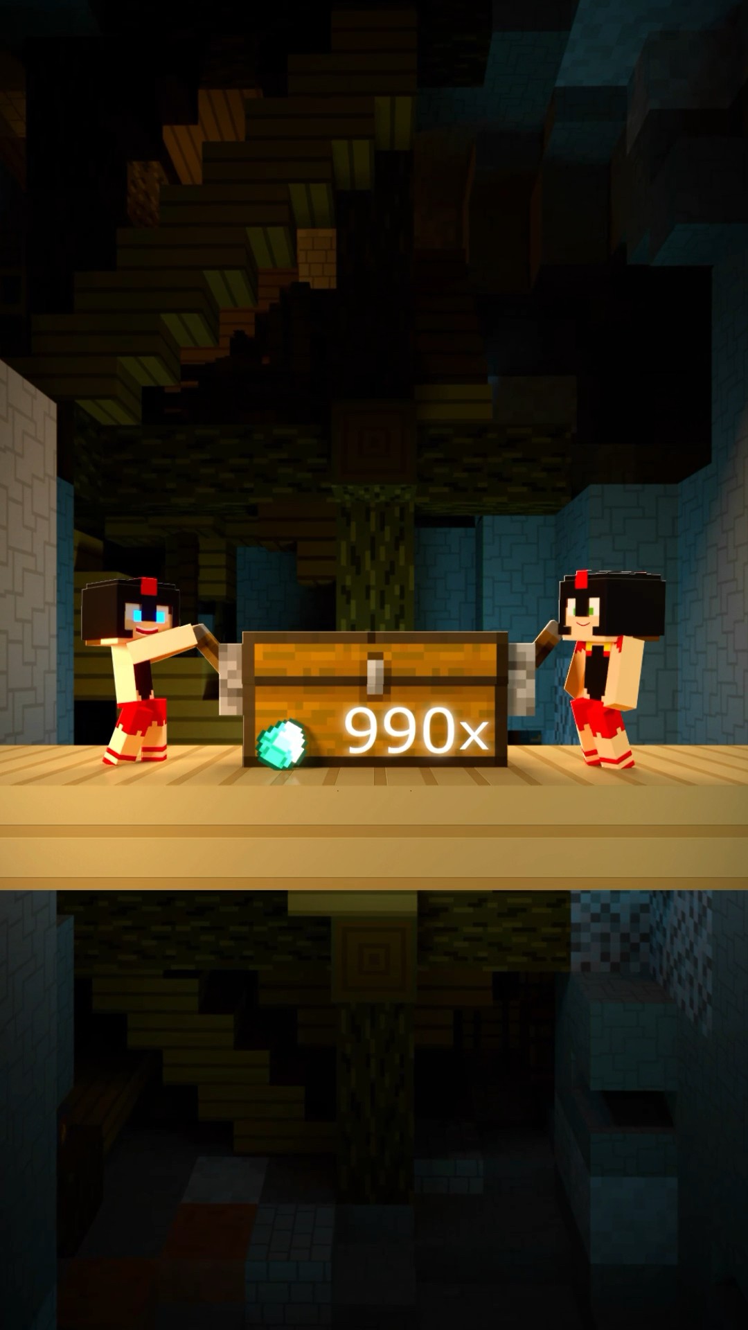 I found this secret chest in Minecraft ?