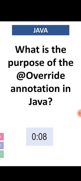 Override Annotation in Java | Best Java Training Institute Online ...