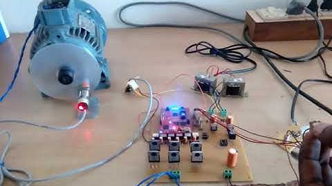 Three phase Induction Motor Speed Controller using PWM