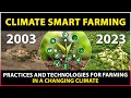 Climate resilient agriculture technology  climate smart agriculture technology