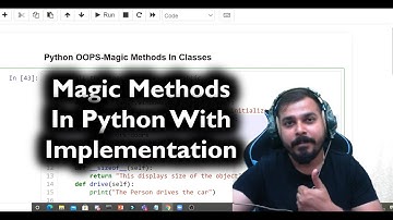 Advance Python Series-Magic Methods In Classes