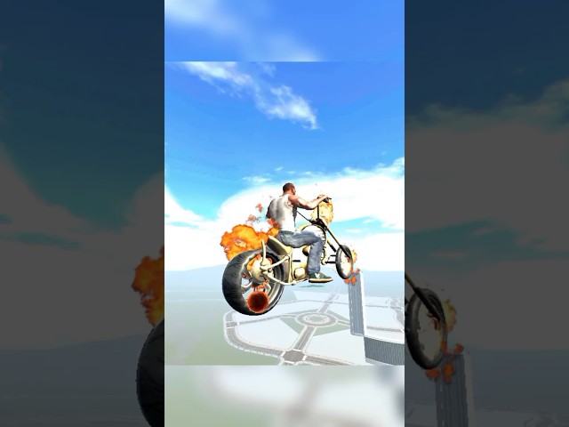 SKY RIDING 😱 INDIAN BIKE DRIVING 3D #gaming #youtubeshorts #shortvideo #shorts class=