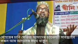 Maulana Anowar Hussain /#assami_was Assamese bhasha was আসামের ভাষা ওয়াজ করলেন#behester chabi media