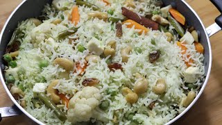 shahi vegetable pulao | рд╡реЗрдЬ рдкреБрд▓рд╛рд╡ рд░реЗрд╕рд┐рдкреА | pulao recipe | veg pulao