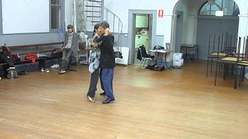 Vals - Combining Backward Ochos with Cross System Cross.