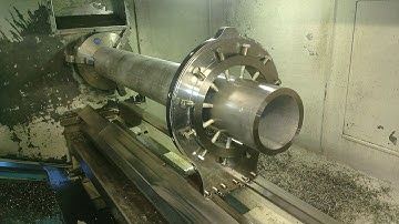 DIY Big bore lathe steady rest with single bearing and cathead or spider chuck