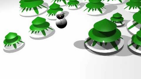 Snowman Blender animation