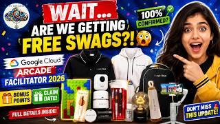 WAIT… ARE WE GETTING FREE SWAGS!” 😱 Google Cloud Arcade Facilitator 2026 | BONUS Points & Swags