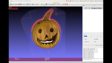Merge 3D Scans in MeshLab on MacBook: Halloween Pumpkin Tutorial