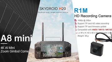 Wiring video for the Skydroid H20, SIYI A8, and SIYI R1M