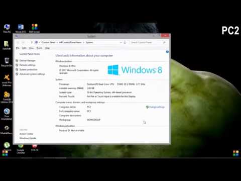 How To Share Files Between 2 PC's in Windows XP 7 8   LAN Connection