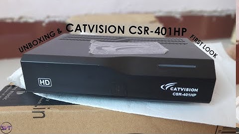 CatVision CSR-401HP Advanced Set Top Box With Mobile Cast To Television | Unboxing and First Look