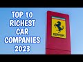 Top 10 largest car companies in the world 2023