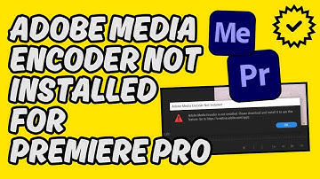 [Easy Fix] Adobe Media Encoder Not Installed for Premiere Pro