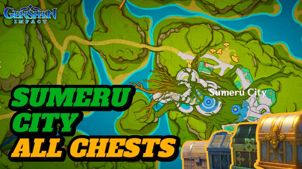 ALL CHESTS IN SUMERU CITY! (GUIDE) Genshin Impact YouTube