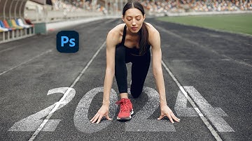 Add Text (2024) on any Surface in Photoshop - Tutorial