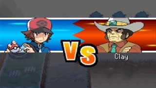 Pokemon Blaze Black - vs Gym Leader Clay (Postgame)