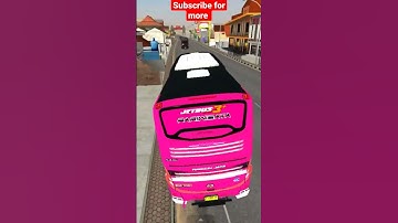 #shorts | JetBus 3+ Airsus Blackpink mod for bussid | professional Driving | Android game | 3d game