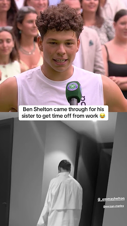 Ben Shelton’s wish comes true 😂 🙌 (via benshelton/IG)