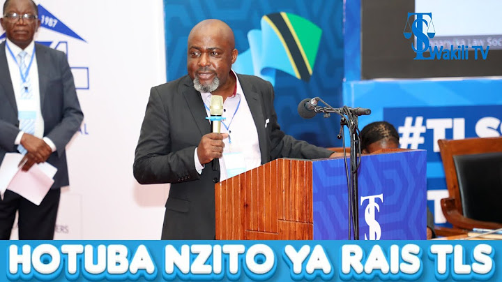 Hotuba Iliyoshiba ya Rais wa TLS Wakili Boniface Mwabukusi Akifungua Mkutano Mkuu