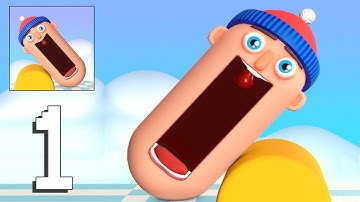 Hopping Heads: Scream & Shout - All Levels 1-15 - Funny Gameplay Walkthrough Android Part 1