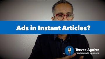 FB Ads in instant articles? Yes please.