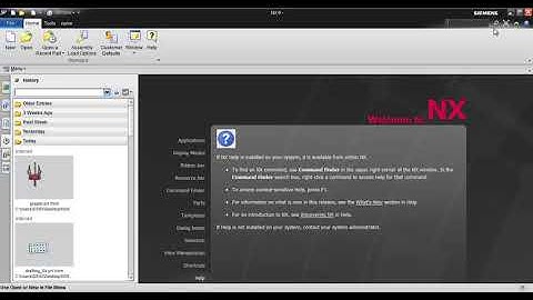SİEMENS NX EĞİTİM 1  Genel ayarlar