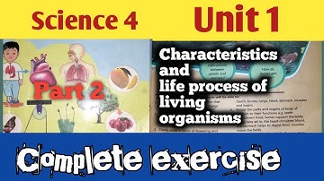 Class 4 Science Chapter 1/Characteristics and life process of living organisms/Science Class 4