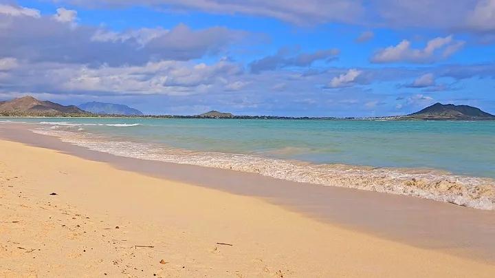 Oahu Hawaii Kailua Beach PERFECT Beach Day BEAUTIFUL Beach Walk 