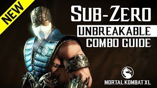 Mortal Kombat X: SUB-ZERO (Unbreakable) Combo Guide