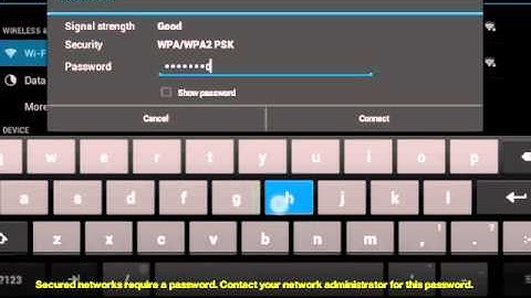 Connecting to Wifi on your Zeki Tablet