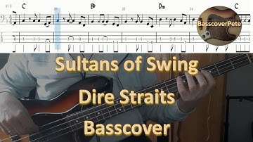 Thumbnail of Dire Straits Sultans of swing. Bass Cover Tabs Score Chords Transcription