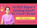 Is net exam getting harder why do i need examrace 7 books for net paper 1 paper analysis net jrf