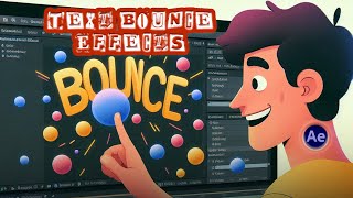 Text Bounce Effects in Adobe After Effects | No Expressions