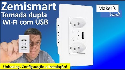 Tomada inteligente dupla com USB da Zemismart: Unboxing, configuração e instalação – Use com Alexa!