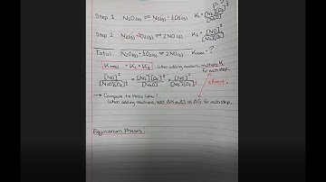Equilibrium - 3. Combining K Values