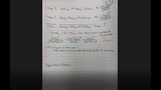 Equilibrium - 3. Combining K Values