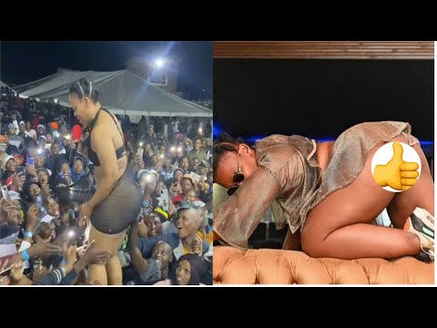 Watch: Zodwa Wabantu pantless South African dancer perform on stage and crowds touching her a…..s