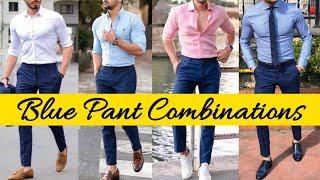 Can I wear a dark blue shirt with cream colour pants and brown loafers   Quora