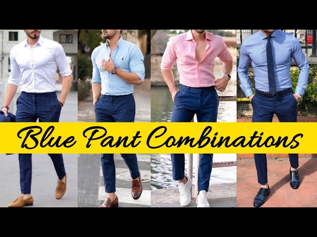 20 Blue Pant Combination Shirt For Men 