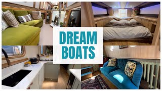 LOOK INSIDE These STUNNING FLOATING HOMES | Narrowboat & Widebeam Tours