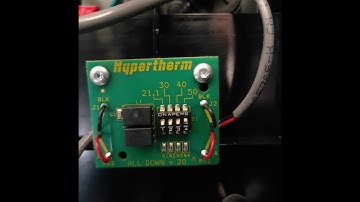 Hypertherm 50:1 plasma cnc cutting video